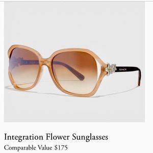 Coach Integration Flower Sunglasses
